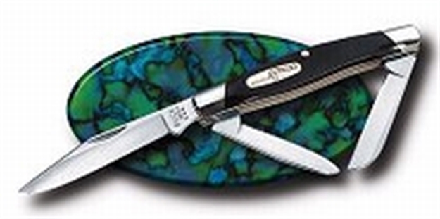 Picture of Buck Knives Cadet 3-Blade Folding Pocket Knife, Clip/Spey/Sheepsfoot Blades,