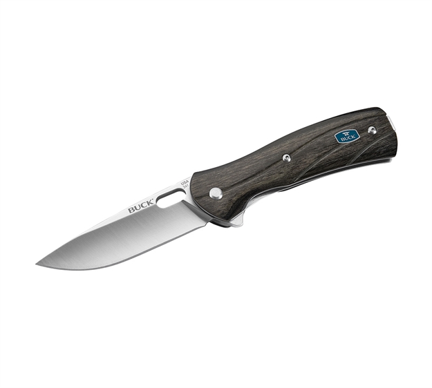 Picture of Buck Knives Vantage Avid Folding Liner Lock Knife, 2 5/8" 420 HC Steel, Rosewood Inlay Handle W/ Deep Pkt Clip