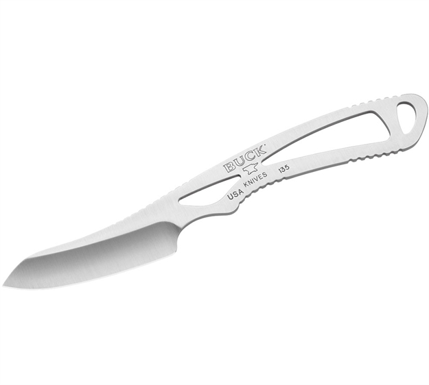 Picture of Buck Knives Paklite Caper Fixed Blade Knife, 2.5" 420 HC Steel Blade Knife, Lightweight Design W/Skeltonized Handle & Nylon Sheath