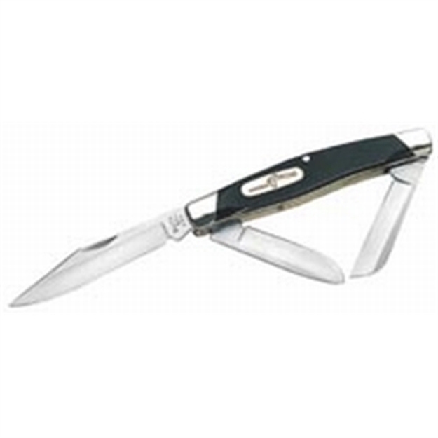 Picture of Buck Knives Stockman 3-Blade Folding Pocket Knife, Clip/Spey/Sheepsfoot Blades, Wood Handle
