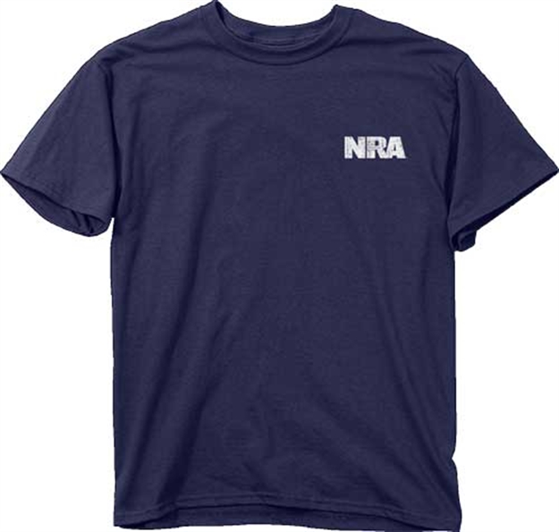 Picture of Buck Wear Wear T-Shirt Nra "Gun Stripes" Navy X-Large