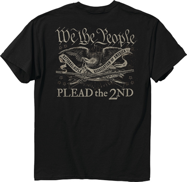 Picture of Buck Wear Wear T-Shirt Nra "We Plead The 2Nd" Black Large