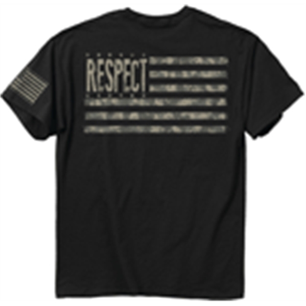 Picture of Buck Wear Wear T-Shirt "Respect Digital" S-Sleeve Black Med