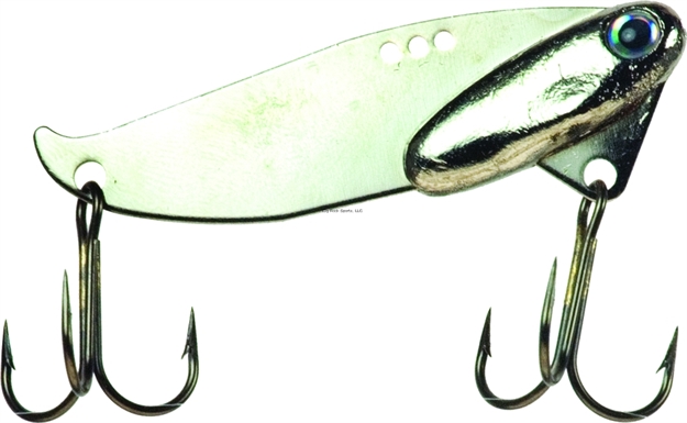 Picture of Buckeye Jiggin' Blade, 1/2 Oz, Vmc Clip-On Hooks, Nickel