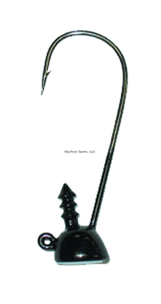 Picture of Buckeye Spot Remover Jighead, 1/4 Oz, 4/0 Hook, Black, 5/Pack