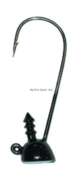 Picture of Buckeye Spot Remover Jighead, 3/16 Oz, 3/0 Hook, Black, 5/Pack