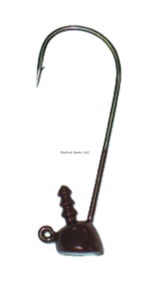 Picture of Buckeye Spot Remover Jighead, 3/16 Oz, 3/0 Hook, Brown, 5/Pack