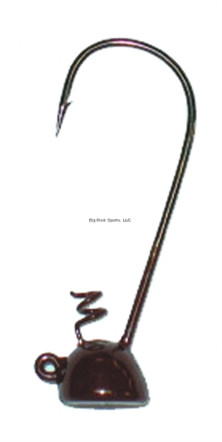 Picture of Buckeye Spot Remover Pro Model Jighead, 1/4 Oz, 4/0 Hook, Brown, 5/Pack