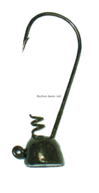 Picture of Buckeye Spot Remover Pro Model Jighead, 1/8 Oz, 3/0 Hook, Green Pumpkin, 5/Pack