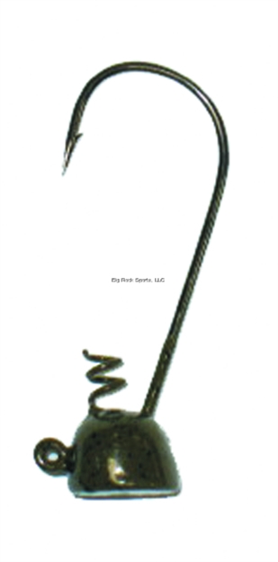 Picture of Buckeye Spot Remover Pro Model Jighead, 3/16 Oz, 3/0 Hook, Green Pumpkin, 5/Pack