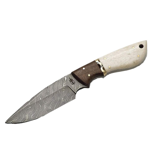 Picture of Bucknbear Drop PT Hunter Fixed 4 IN Blade Camel Bone Handle