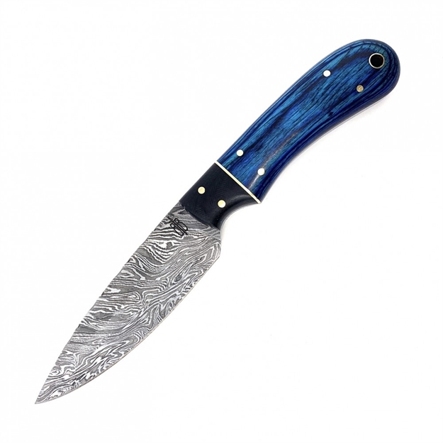Picture of Bucknbear White Walker Fixed 4 IN Blade Dyed Burlwood Handle