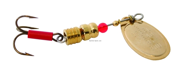 Picture of Buds Lure Steelhead In-Line Spinner, #2, Brass Blade/Brass Body