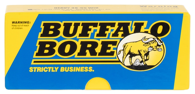 Picture of Buffalo Bore Ammunition 11C20 Heavy Strictly Business 38-55Win 255Gr Semi Jacketed Flat Point 20 Per Box/12 Case 11C/20