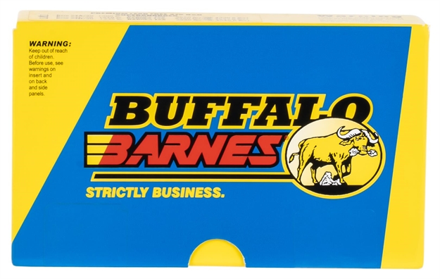 Picture of Buffalo Bore Ammunition 54C20 Buffalo-Barnes Strictly Business 375H&H Mag 270Gr Barnes Tsx Lead Free 20 Per Box/12 Case 54C/20