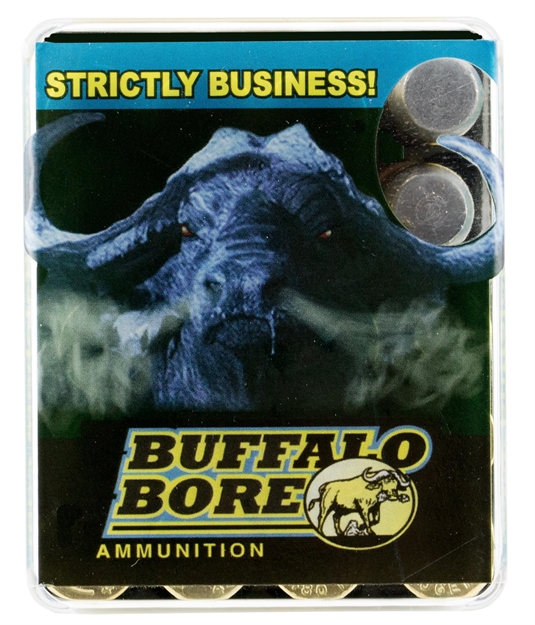 Picture of Buffalo Bore Ammunition 13C20 Heavy Strictly Business 480Ruger 410Gr Wide Flat Nose 20 Per Box/12 Case 13C/20 651815013237