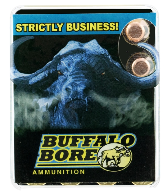 Picture of Buffalo Bore Ammunition 35C20 Personal Defense Strictly Business 460Rowland 230Gr Full Metal Jacket Flat Nose 20 Per Box/12 Case 35C/20 651815035031
