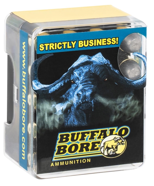 Picture of Buffalo Bore Ammunition 35D20 Personal Defense Strictly Business 460Rowland 255Gr Hard Cast Flat Nose 20 Per Box/12 Case 35D/20