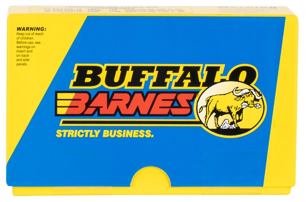 Picture of Buffalo Bore Ammunition 52D20 Buffalo-Barnes Strictly Business 338Win Mag 210Gr Barnes Tipped Tsx Lead Free 20 Per Box/12 Case 52D/20 651815052045