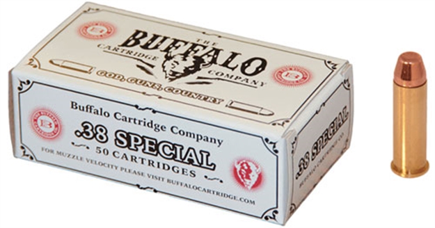 Picture of Buffalo Cartridge CO Cartr Ammo .38 Special 125Gr. Fmj FP 50-Pack