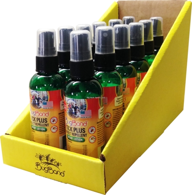 Picture of Bug Band Tick Plus Travel Pump Spray 3Oz All Natural,Deet Free, Family And Pet Safe Made IN The Usa