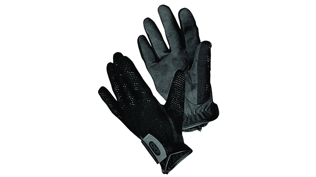 Picture of  Bob Allen 10537 Shotgunner Glove  Black Synthetic/Elastic/Suede Medium