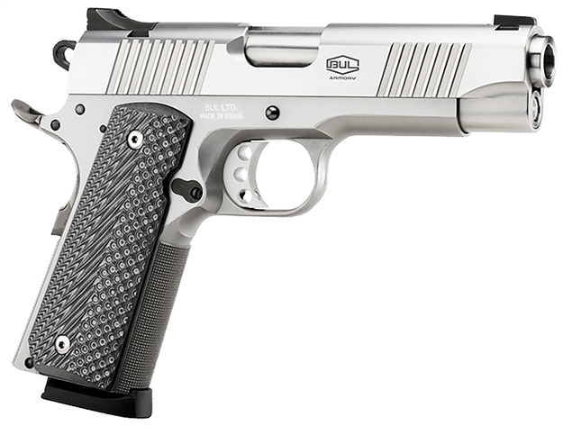 Picture of Bul Armory 40104Gc Commander 1911 45 Acp 4.25" 8+1 Black Oxide Stainless Steel Black Polymer Grip