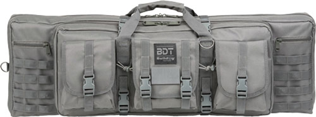 Picture of Bulldog 36" Single Tactical CS 3 Large Accessory Pockets Grey BDT3536SG 672352012576