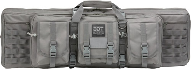 Picture of Bulldog 37" Single Tactical CS 3 Large Accessory Pockets Grey BDT4037SG 672352012583