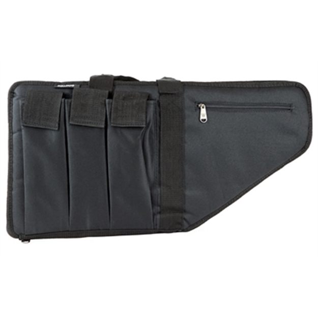 Picture of  Bulldog Bd423 Extreme Tactical  25" Black Water-Resistant Nylon, Tricot Lining, 4 External Velcro Magazine Pouches, Soft Padding 672352244236