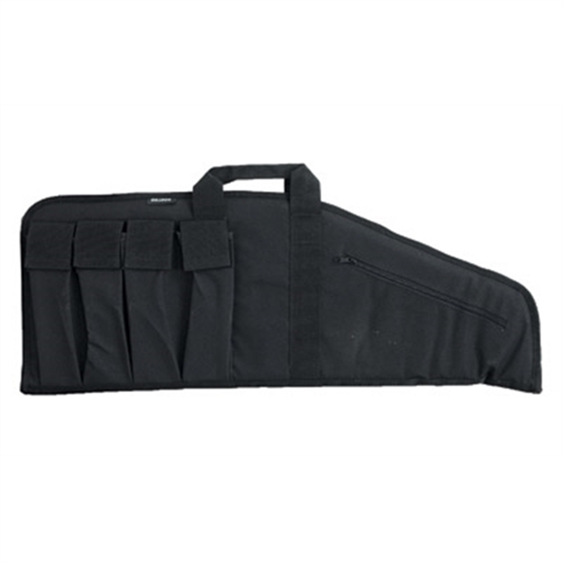 Picture of  Bulldog Bd422 Extreme Tactical Rifle Case Made OF Water-Resistant Nylon With Black Finish, Tricot Lining, 4 External Velcro Magazine Pouches & Soft Padding 35" L 672352244229