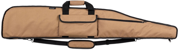 Picture of  Bulldog Bd375 Long Range Rifle Case 55" Tan With Black Trim Water-Resistant Nylon Rifle