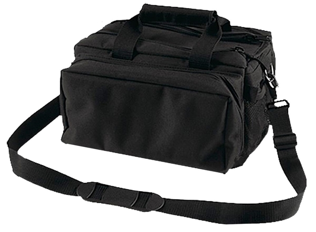 Picture of  Bulldog Bd910 Deluxe Range Bag Black Nylon Water-Resistant Outer Shell, Adjustable Strap, Removeable Divider, Storage Pockets, Deluxe Padding 672352249101