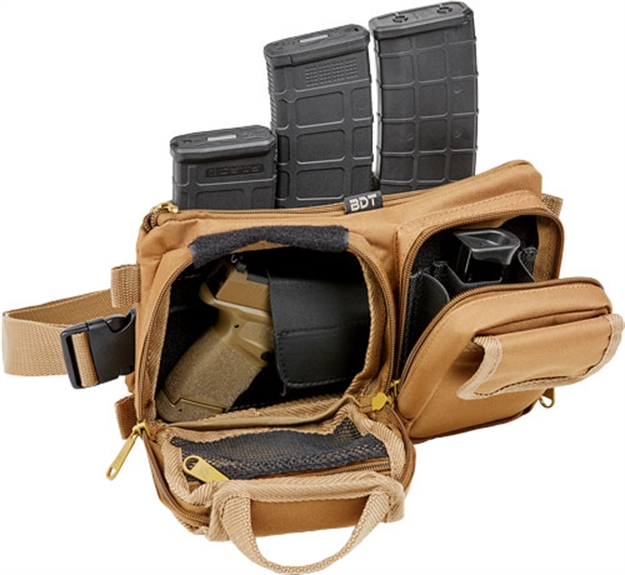 Picture of Bulldog Bdt Deluxe Satchel GO Bag/Waist Pack W/Molle Tan BDT403T