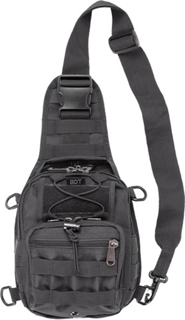 Picture of Bulldog Bdt X-Small Sling Bag` W/Molle Webbing Black BDT407B 672352012620