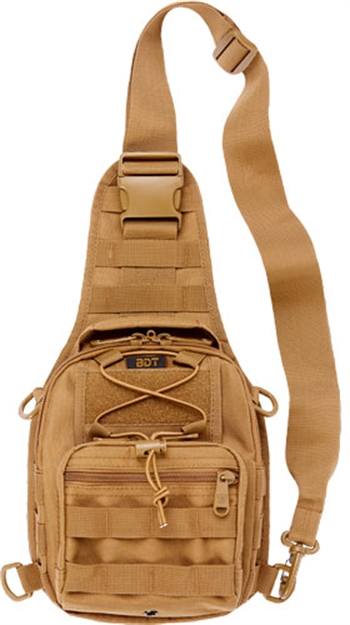 Picture of Bulldog Bdt X-Small Sling Bag` W/Molle Webbing Tan BDT407T 672352012637