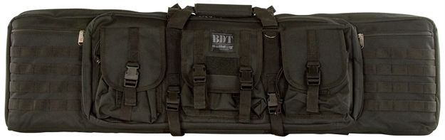 Picture of Bulldog Bdt4037b Bdt Tactical Single 37" Black Nylon, 3 Accessory Pockets, Deluxe Padded Backstraps, Lockable Zippers, Padded Internal Divider BDT40-37B 672352010473