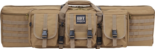 Picture of Bulldog Cases 36" Single Tactical CS 3 Large Accessory Pockets Tan BDT3536T 672352011838