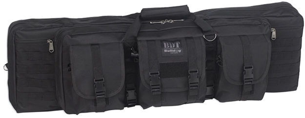 Picture of Bulldog Bdt4037b Bdt Tactical Single 37" Black Nylon, 3 Accessory Pockets, Deluxe Padded Backstraps, Lockable Zippers, Padded Internal Divider BDT40-37B