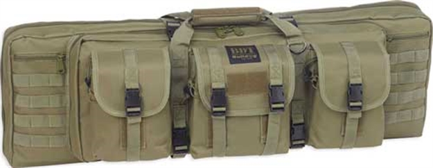 Picture of Bulldog Cases 37" Single Tactical CS 3 Large Accessory Pockets Grn BDT4037G 672352010497