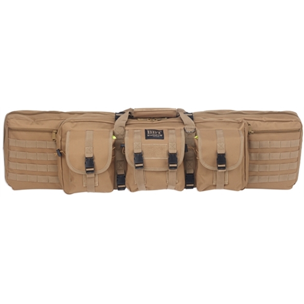 Picture of Bulldog Cases 37" Single Tactical CS 3 Large Accessory Pockets Tan BDT40-37T 672352010480