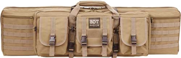Picture of Bulldog Cases 42" Double Tactical CS 3 Large Access Pockets Tan BDT37-42T