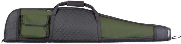 Picture of  Bulldog Bd310 Armor Rifle Case 48" Black With Green Panels Water-Resistant Nylon