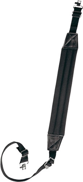 Picture of Bulldog Cases Black Deluxe Padded 1" Rifle Sling W/ Swivels BD810S 672352281019