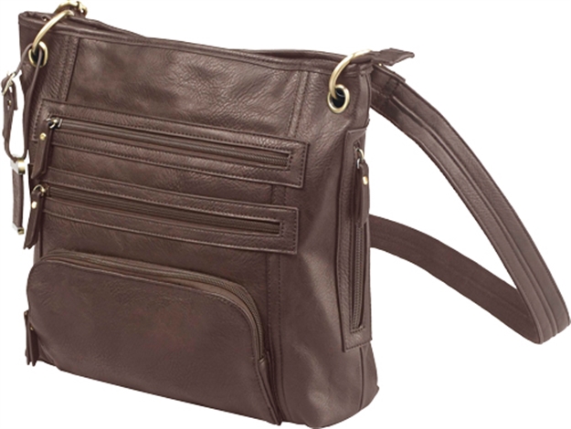 Picture of Bulldog Bdp039 Cross Body Purse W/Holster Brown Leather Most SM Pistols & Revolvers Ambidextrous Hand BDP-039 672352010909