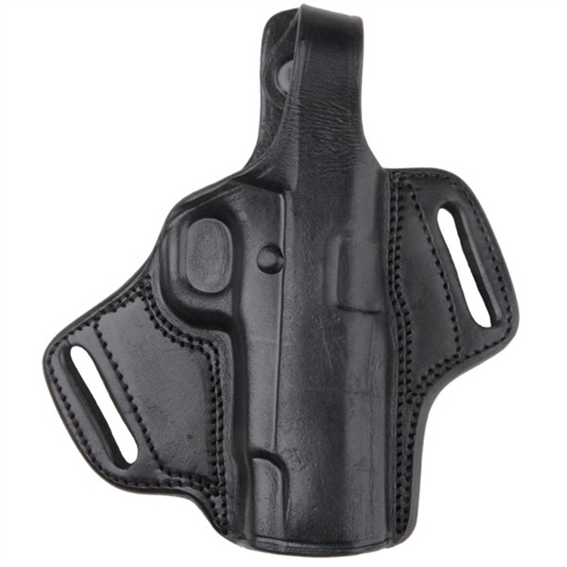Picture of Bulldog Lmhl Deluxe Molded Automatic Holster W/Thumb Break RH Large Leather Blk LMH-L 672352008838