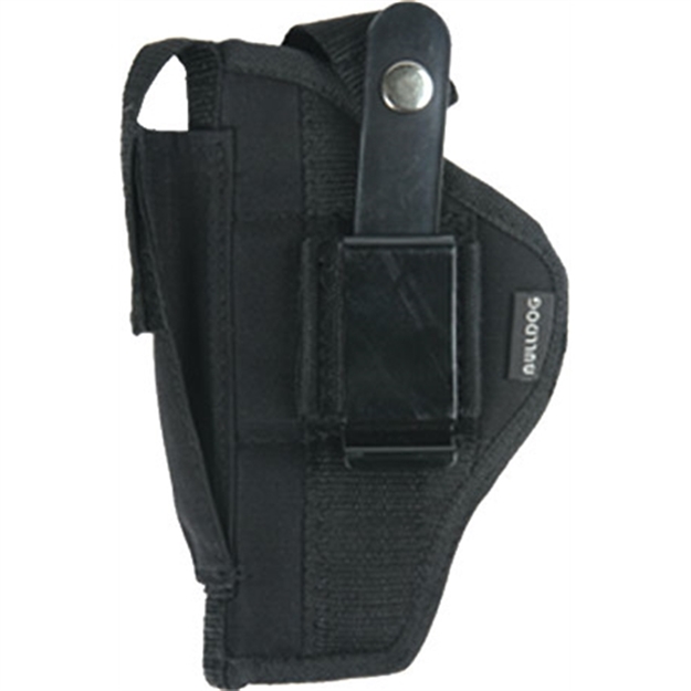 Picture of Bulldog Cases Pistol Ambidextrous Holster W/Belt & Clip Fits Taurus Public Defender Judge W/85 Frame FSN11