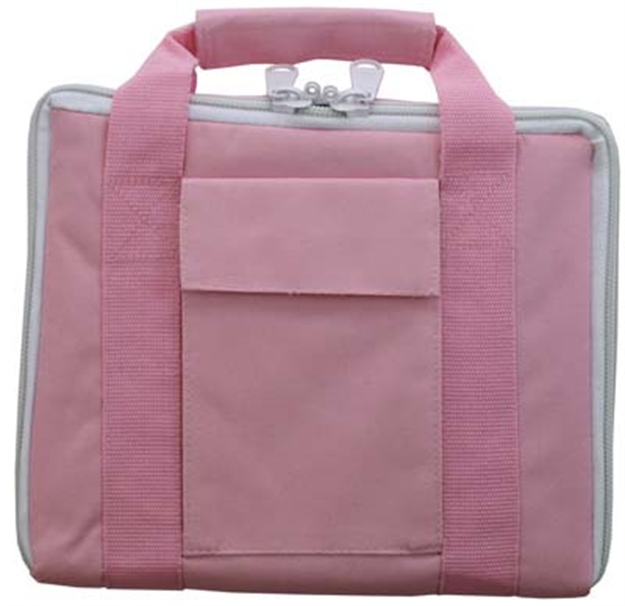Picture of Bulldog Cases Hard Side 2-Pistol Case 11X9 Hard Side Pink Nylon