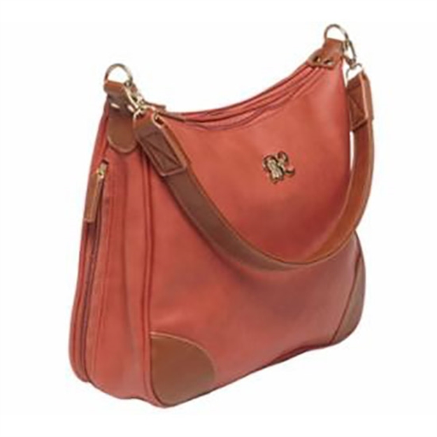 Picture of Bulldog Cases Hobo Purse Brick/Tan