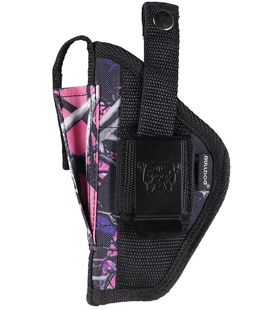 Picture of Bulldog Cases Muddy Girl Camo Belt And Clip Ambi Holster W/Clam Shell Pkging Fits Most Semi Auto's FSN-1MDG